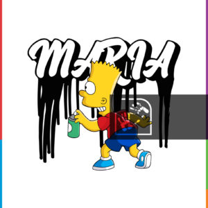 Μπαρτ Σίμσον Γκράφιτι Maria