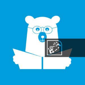 Ψηφιακό προϊόν Αρκούδα με Γυαλιά Διαβάζει